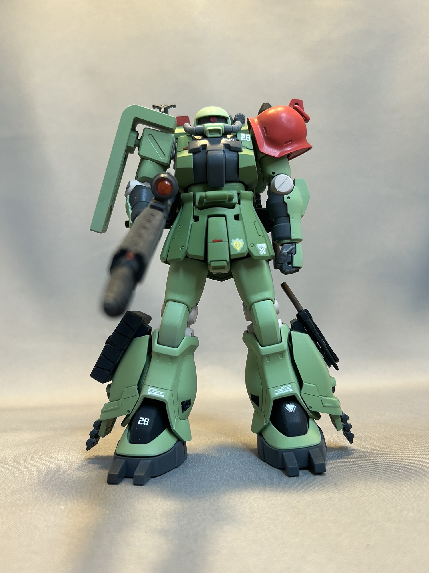 HGUC ザクF2 スナイパーカスタムの完成正面全身